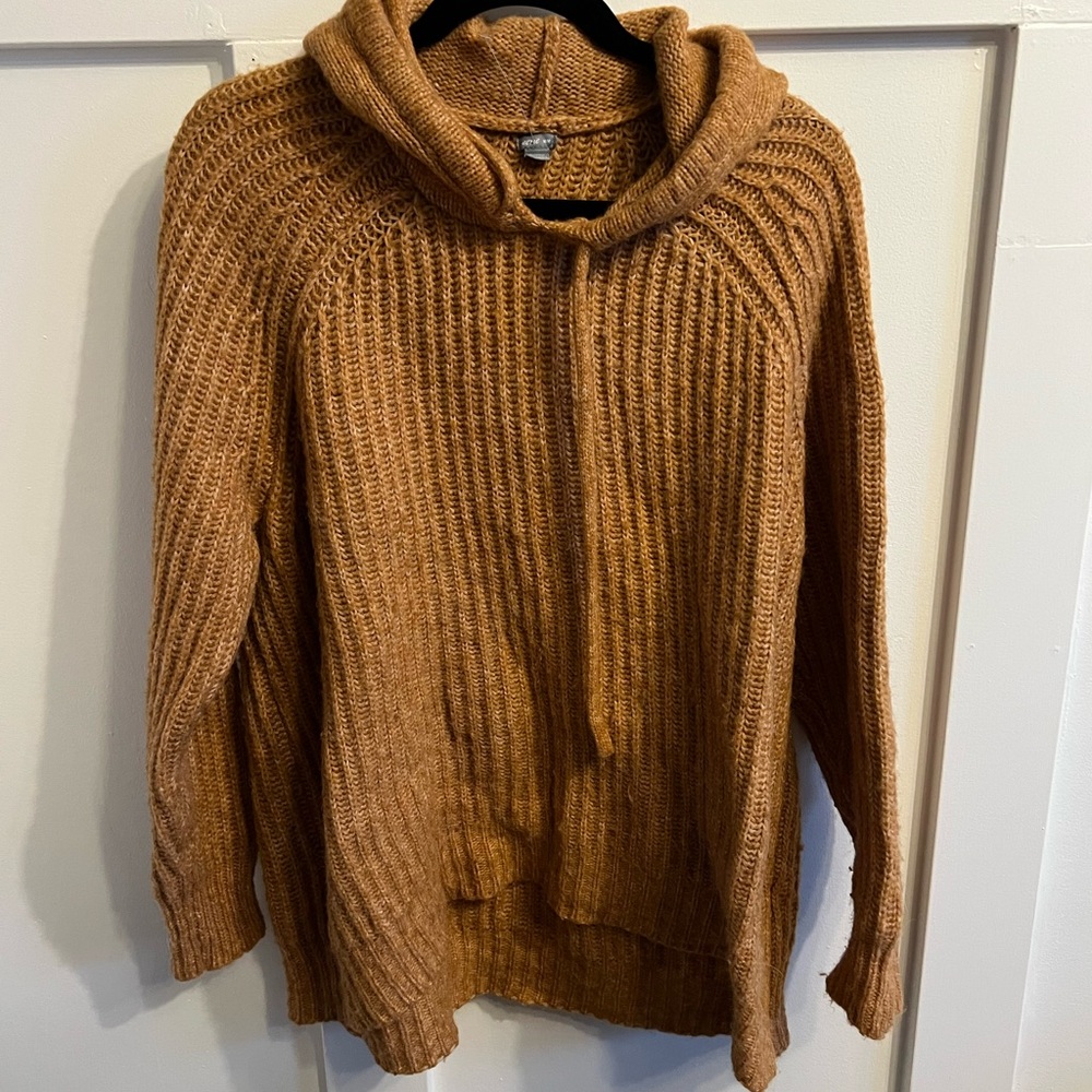 Aerie Cozy Brown Knit Sweater